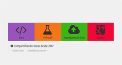 Desktop Screenshot of clares.com.br