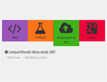 Tablet Screenshot of clares.com.br